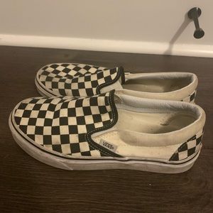 Vans Checkerboard Slip On Shoes